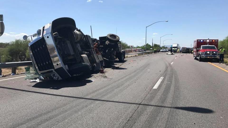 Officials ID woman killed in Friday's freeway crash in Tucson